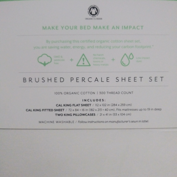 New Under The Canopy California King sheet set - Picture 3 of 5